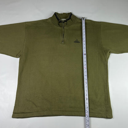 XL - Vintage 1990's Adidas Quarterzip