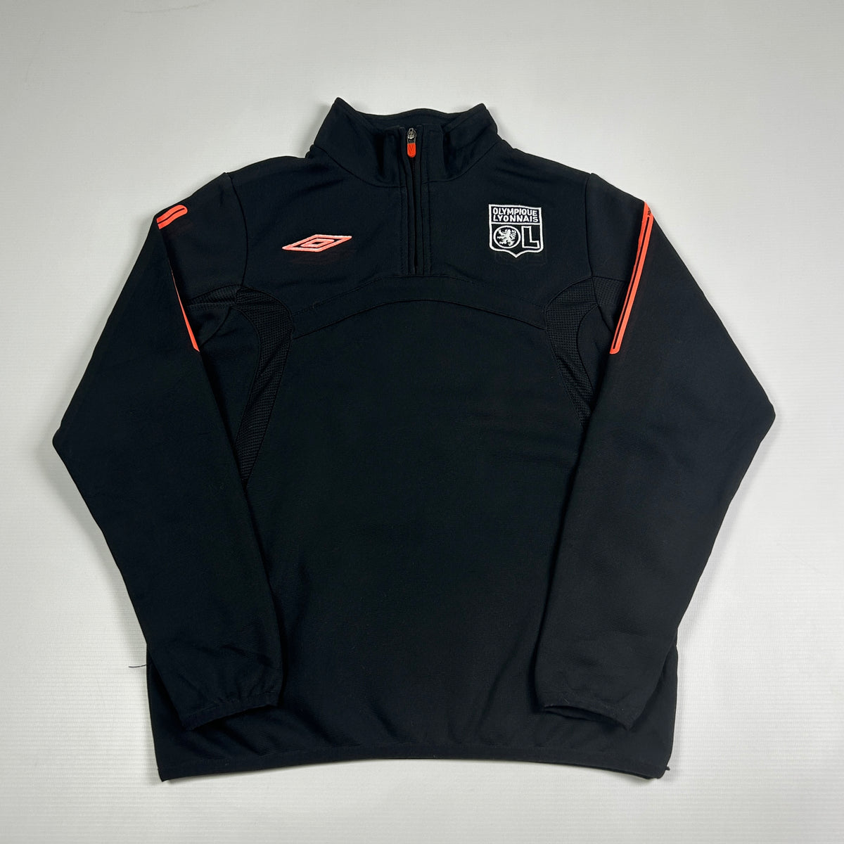 XXS - 2009-2010 Olympique Lyonnais Umbro Half-Zip Training Top