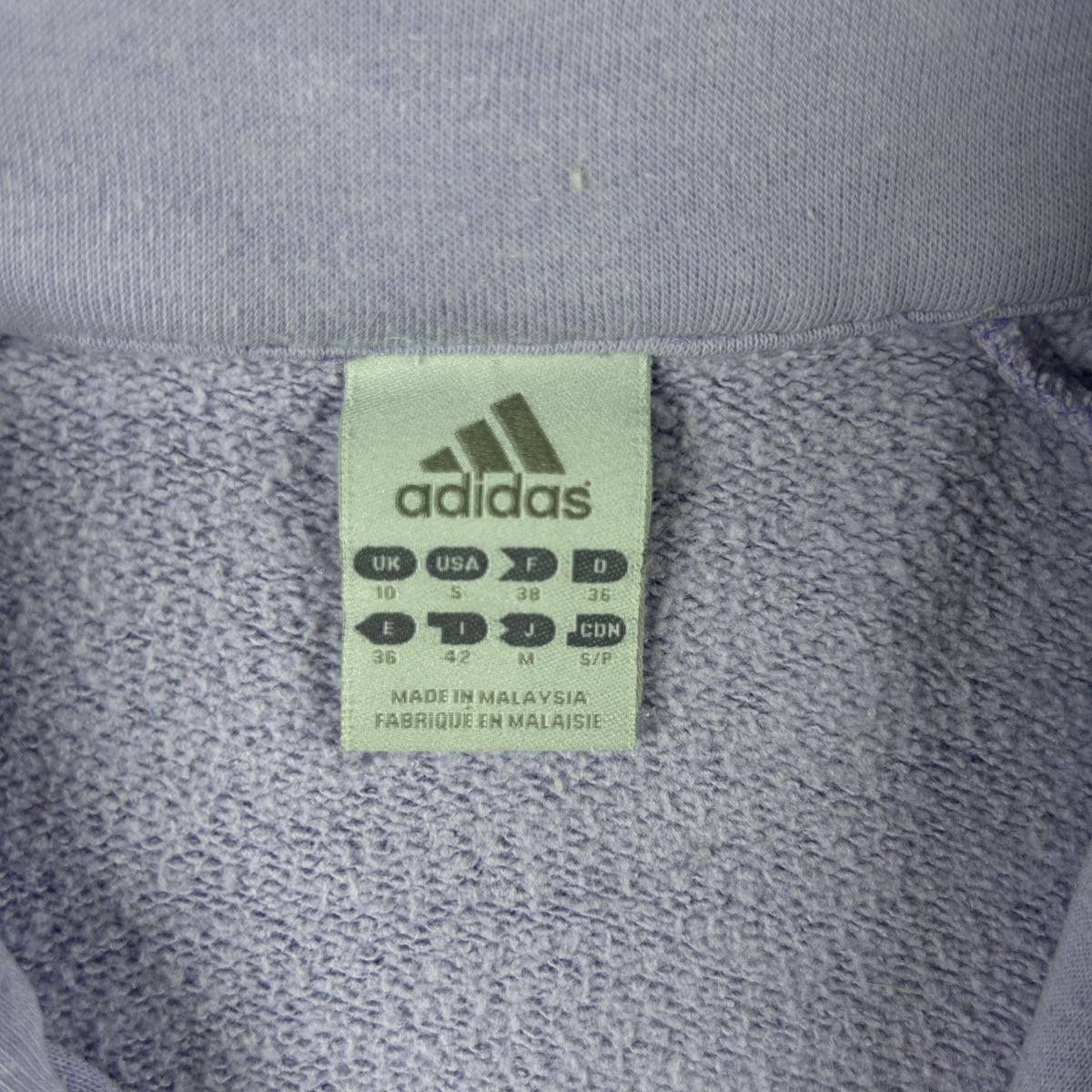 XS - Vintage 2000's Adidas Quarterzip