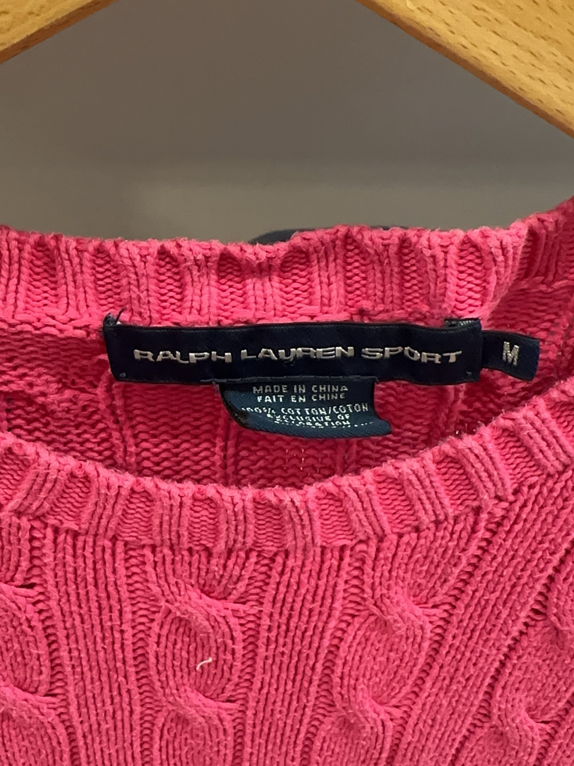 M - Ralph Lauren Cable Knit