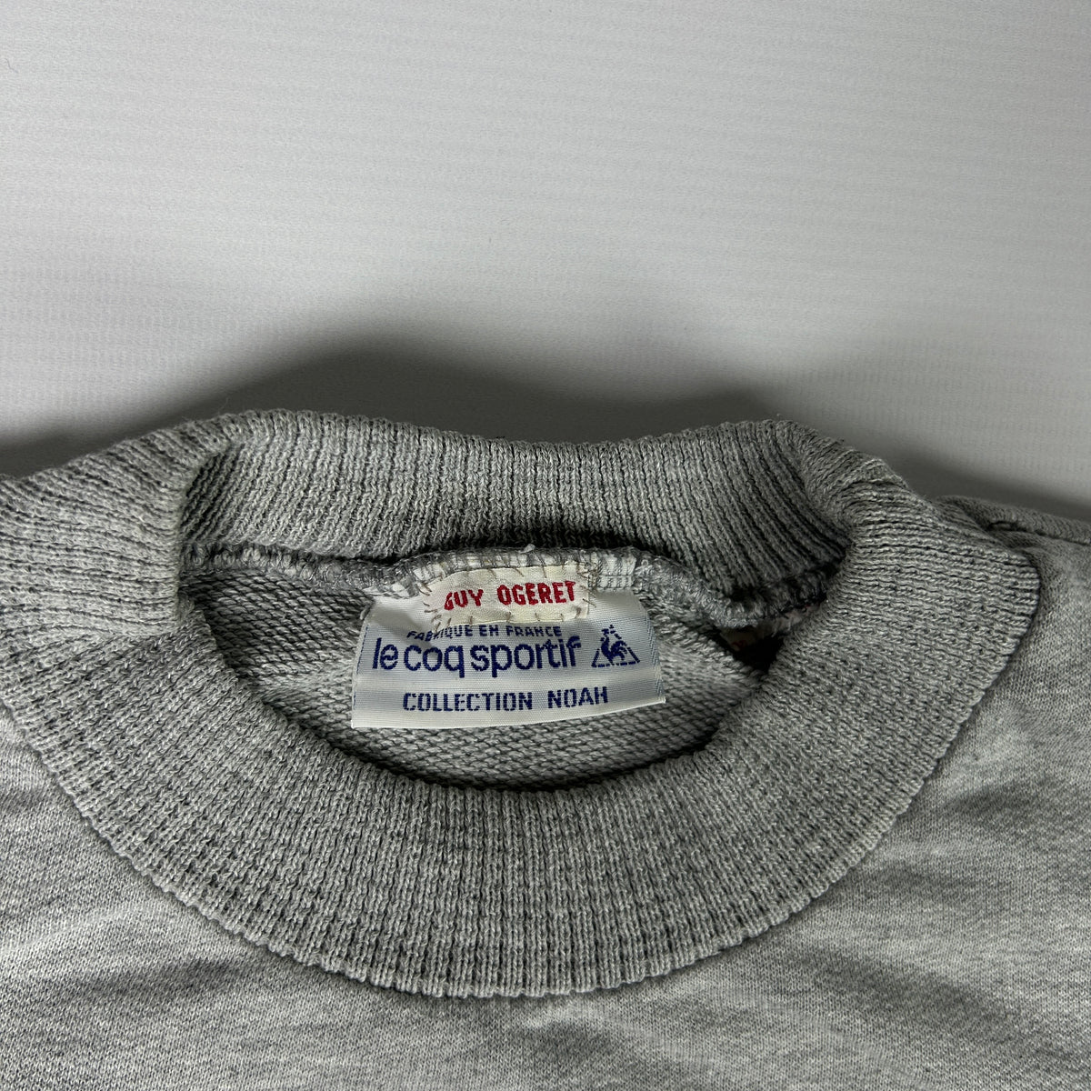 L - 1980's Le Coq Sportif Yannick Noah Tennis Sweatshirt