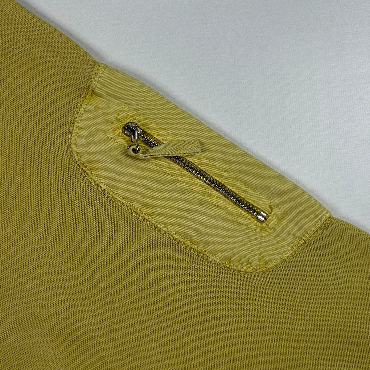 XXL - 1990's Marboro Classics Yellow Quarter-Zip Pullover Sweatshirt