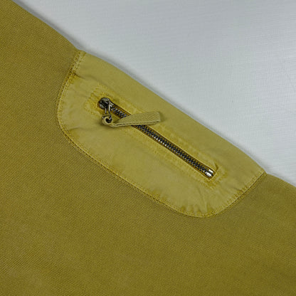 XXL - 1990's Marboro Classics Yellow Quarter-Zip Pullover Sweatshirt