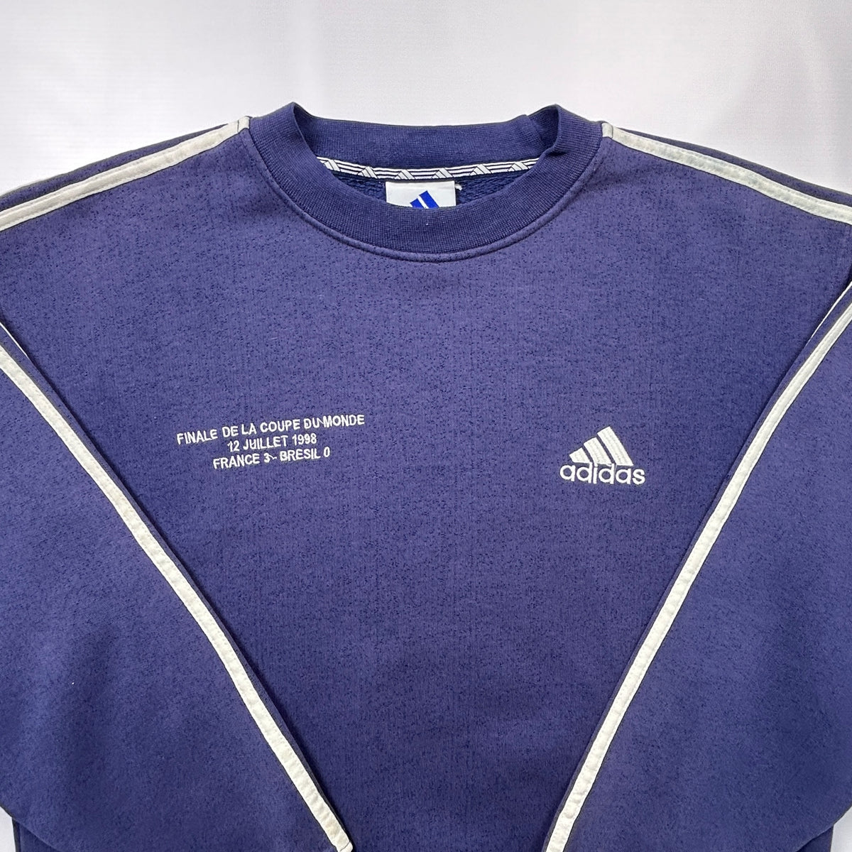 L - Vintage Adidas France 1998 World Cup Sweatshirt