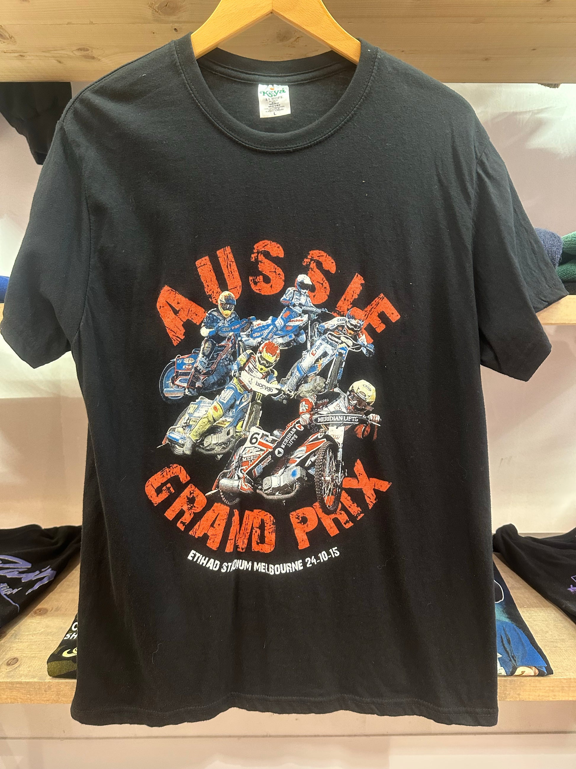 L - Australia Grand Prix Motocross Graphic T-Shirt