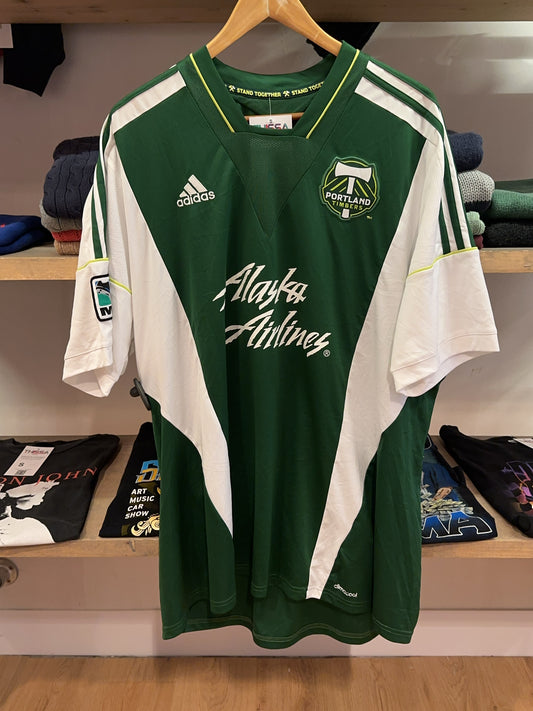 2013-2014 Portland Timbers Adidas Home Football Shirt 2 - XXL