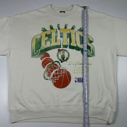 L - Boston Celtics 2000's NBA Oversized Graphic Sweatshirt