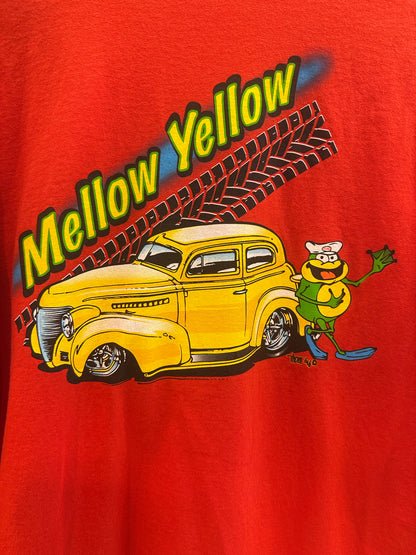XL - Red Mellow Yellow Frog Follies Hot Rod Graphic T-Shirt