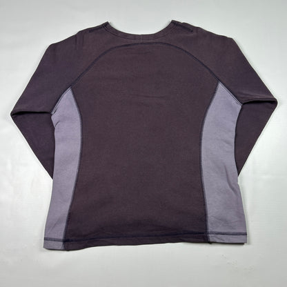 S - Nike 2000's Purple Long Sleeve Performance Top