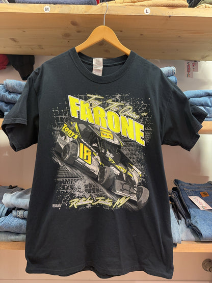 L - Farone #18 Nascar Racing Graphic T-Shirt