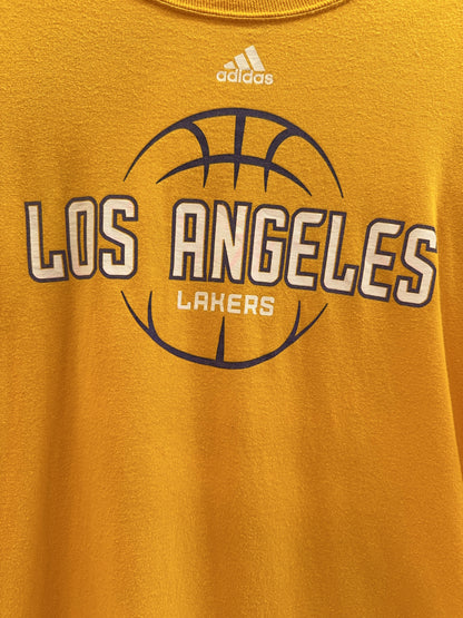Adidas Los Angeles Lakers Gold Basketball T-Shirt