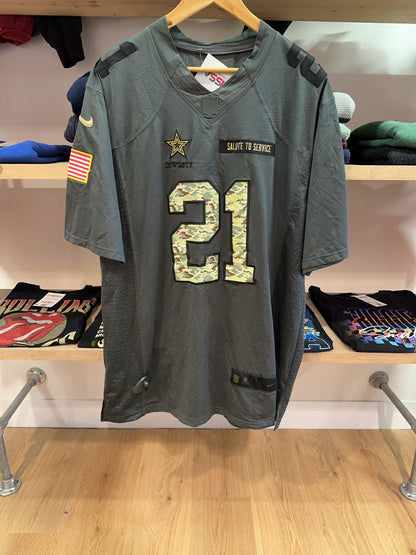 XXL - 2017 Dallas Cowboys Nike Football Shirt Elliot #21