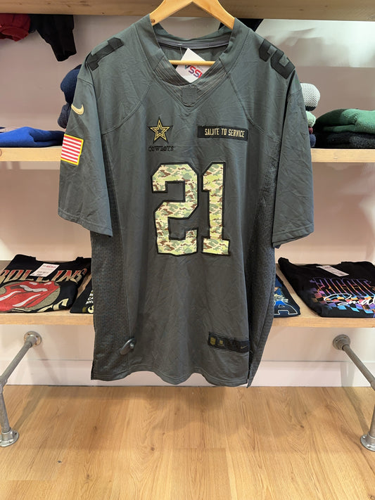 XXL - 2017 Dallas Cowboys Nike Football Shirt Elliot #21