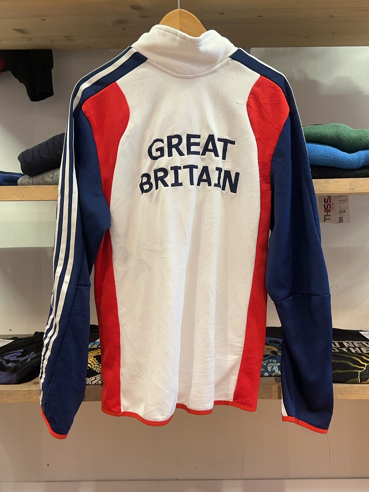 L - 2000's Adidas Great Britain Canoeing Track Jacket