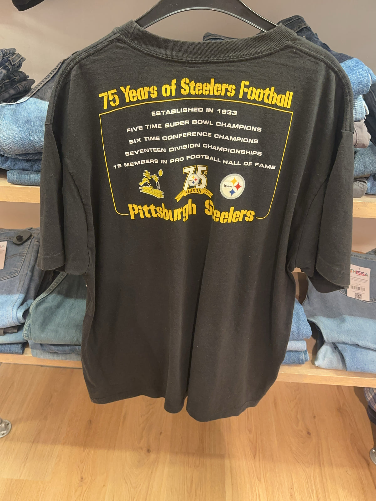 XL - Pittsburgh Steelers 75th Anniversary Reebok Graphic T-Shirt