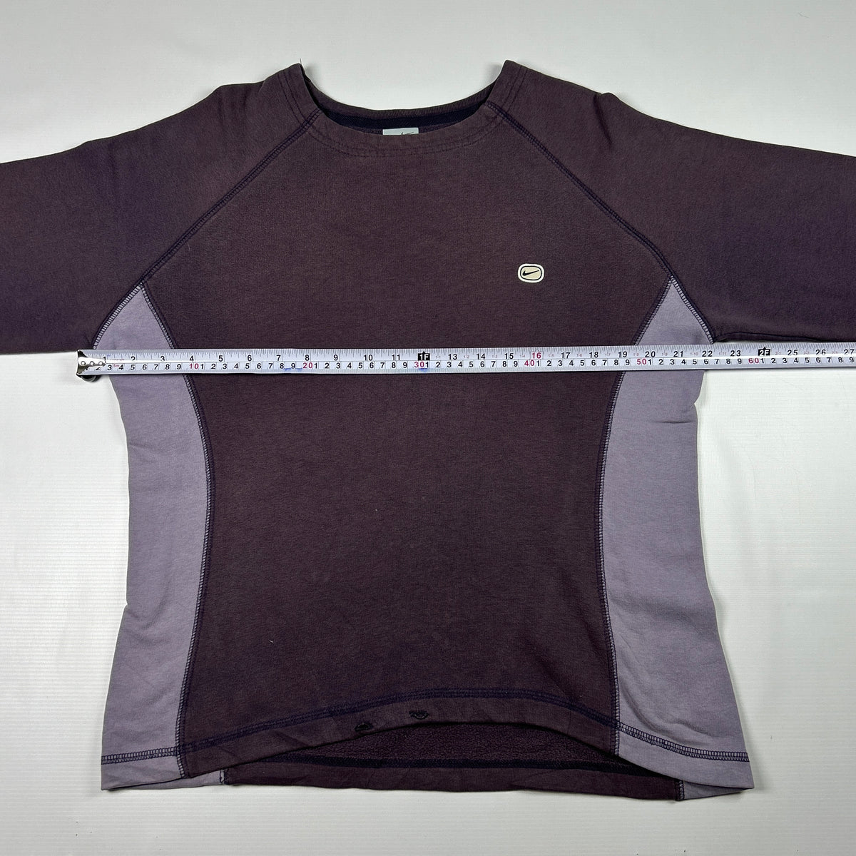S - Nike 2000's Purple Long Sleeve Performance Top