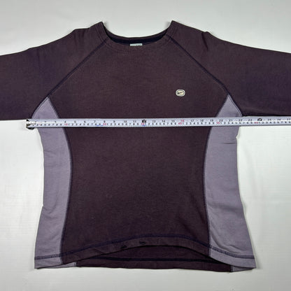 S - Nike 2000's Purple Long Sleeve Performance Top
