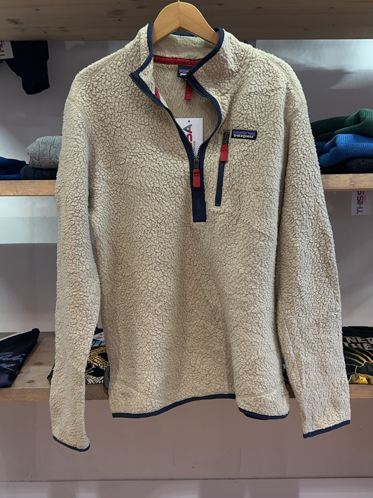 M - Vintage 2010's Patagonia Retro Pile Pullover Fleece Quarterzip