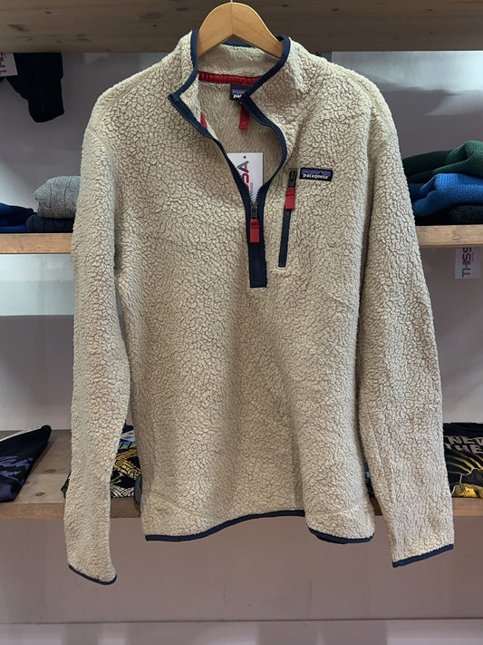 M - Vintage 2010's Patagonia Retro Pile Pullover Fleece Quarterzip