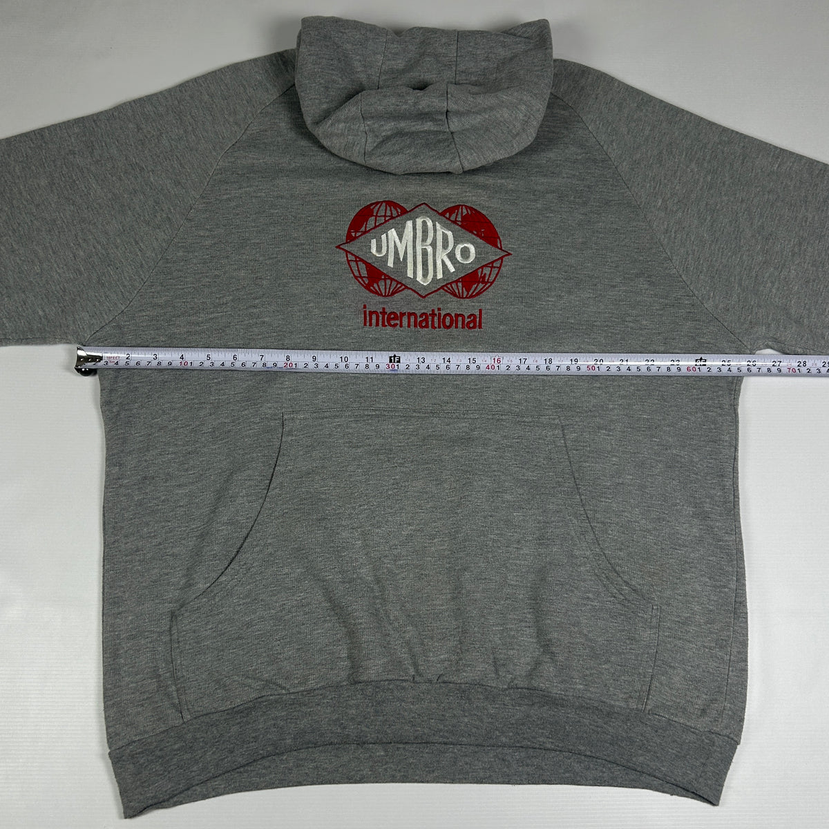 XL - Vintage 1990's Umbro International Grey Hoodie