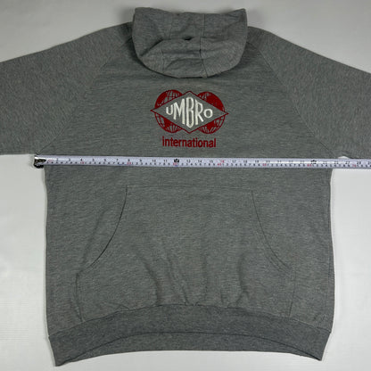 XL - Vintage 1990's Umbro International Grey Hoodie