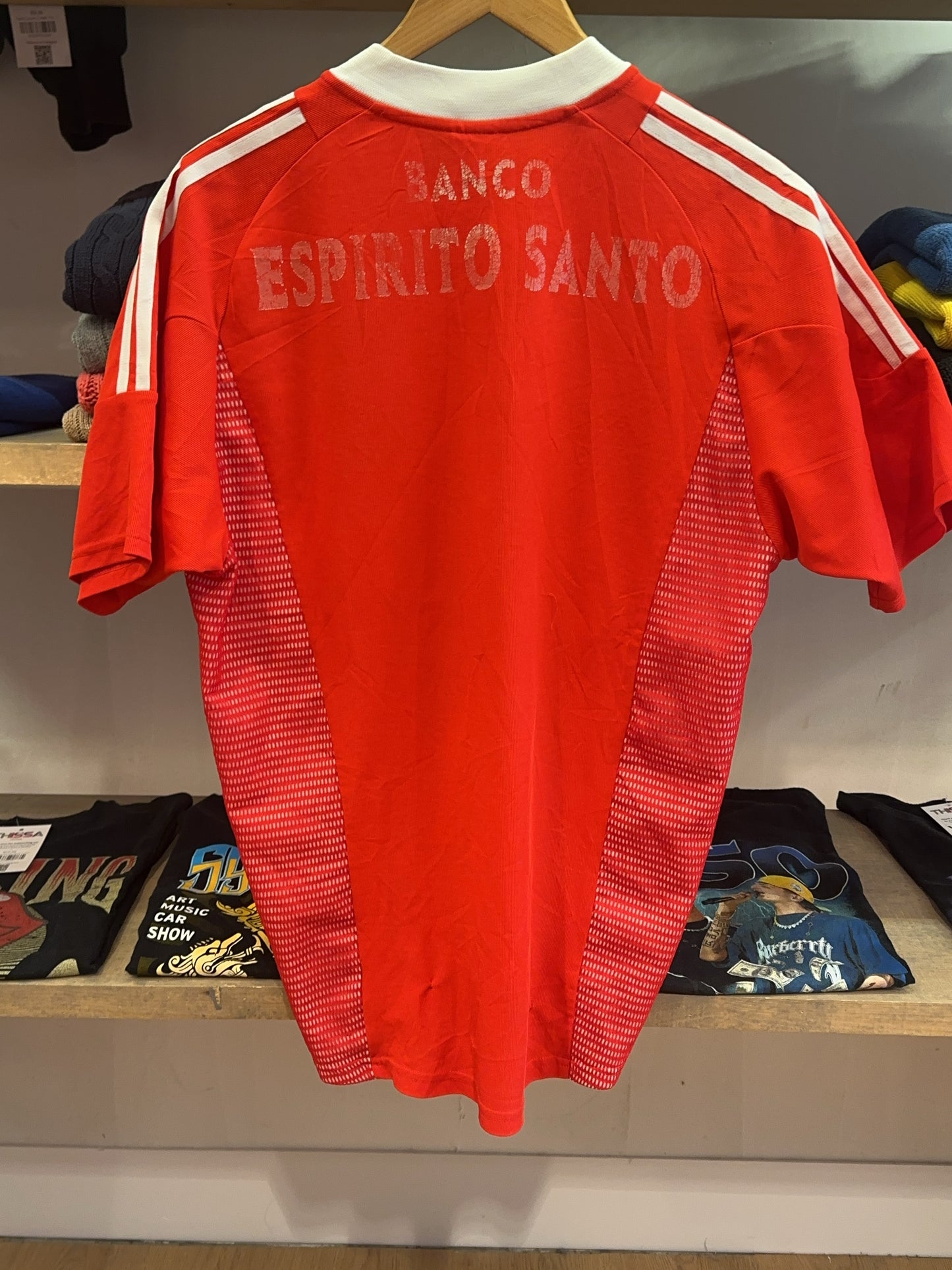 2002-03 SL Benfica Adidas Home Football Shirt - M