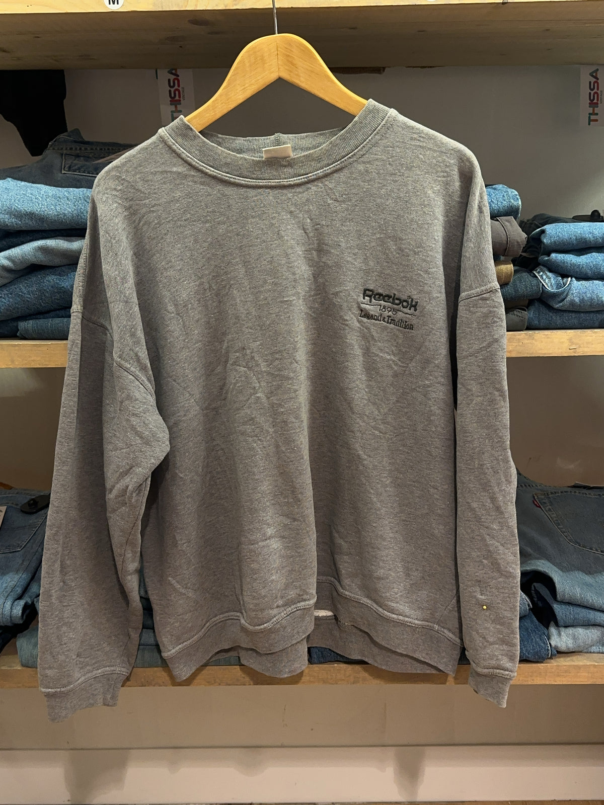 L - Vintage 1980's Reebok Sweatshirt