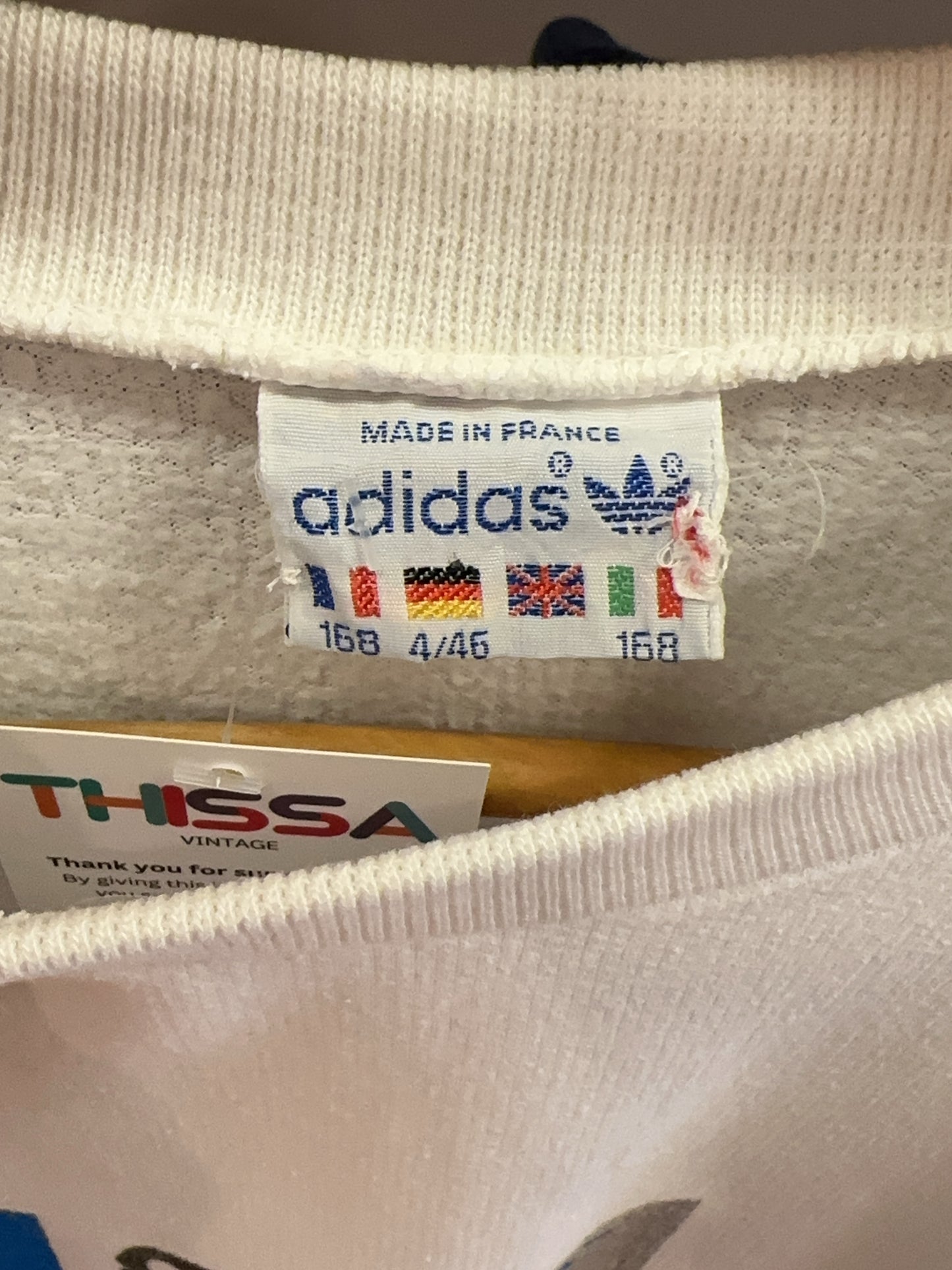 S - Vintage 1980's Adidas Sweatshirt
