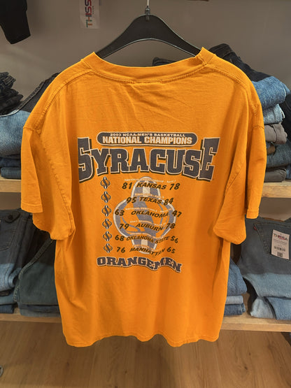 L - Syracuse Orange NCAA 2003 Men’s Basketball National Champions Graphic T-Shirt
