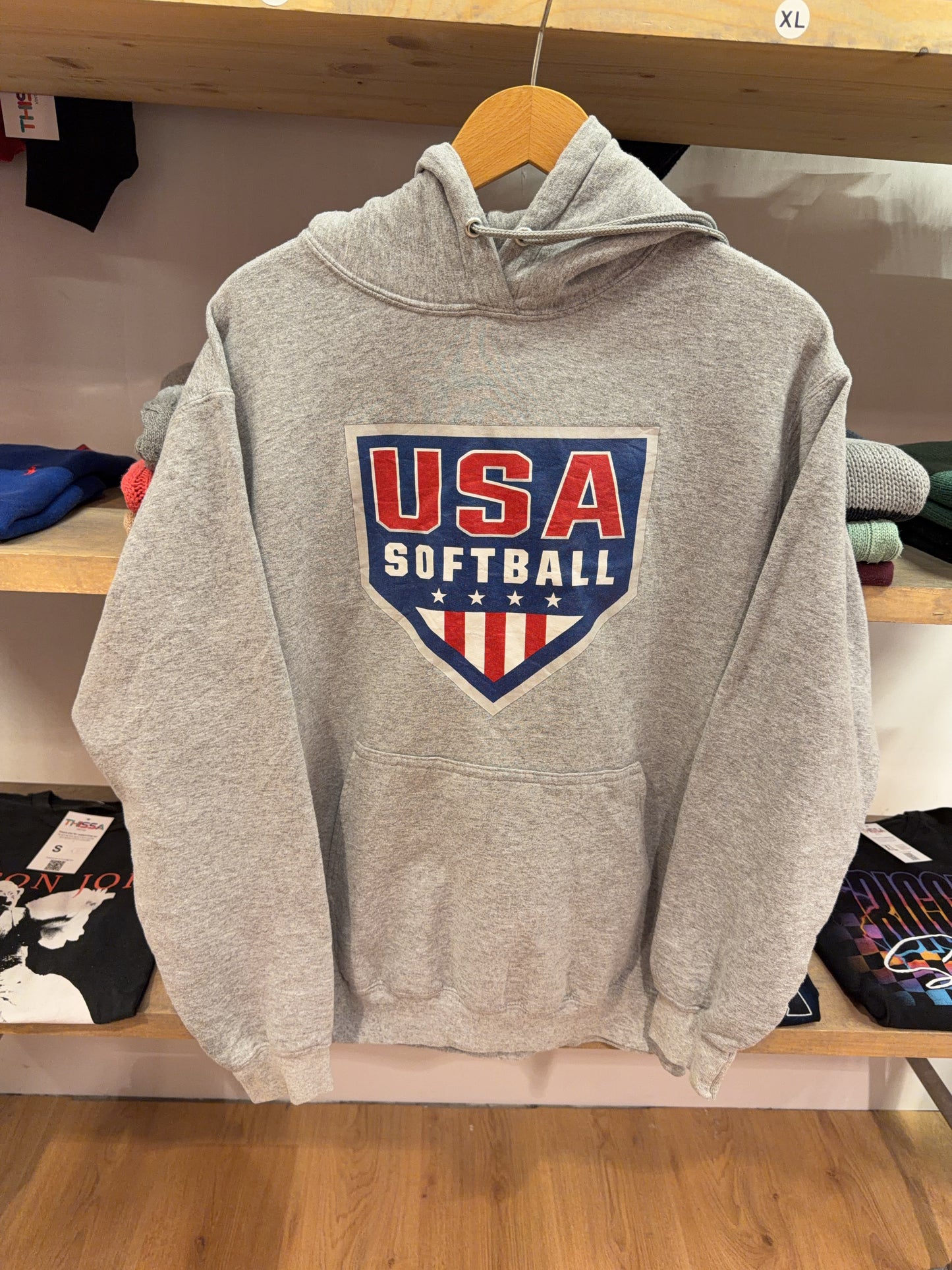 Port & Company USA Football Hoodie - M