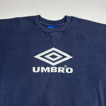 XL - Vintage 1990's Umbro Navy Crewneck Sweatshirt