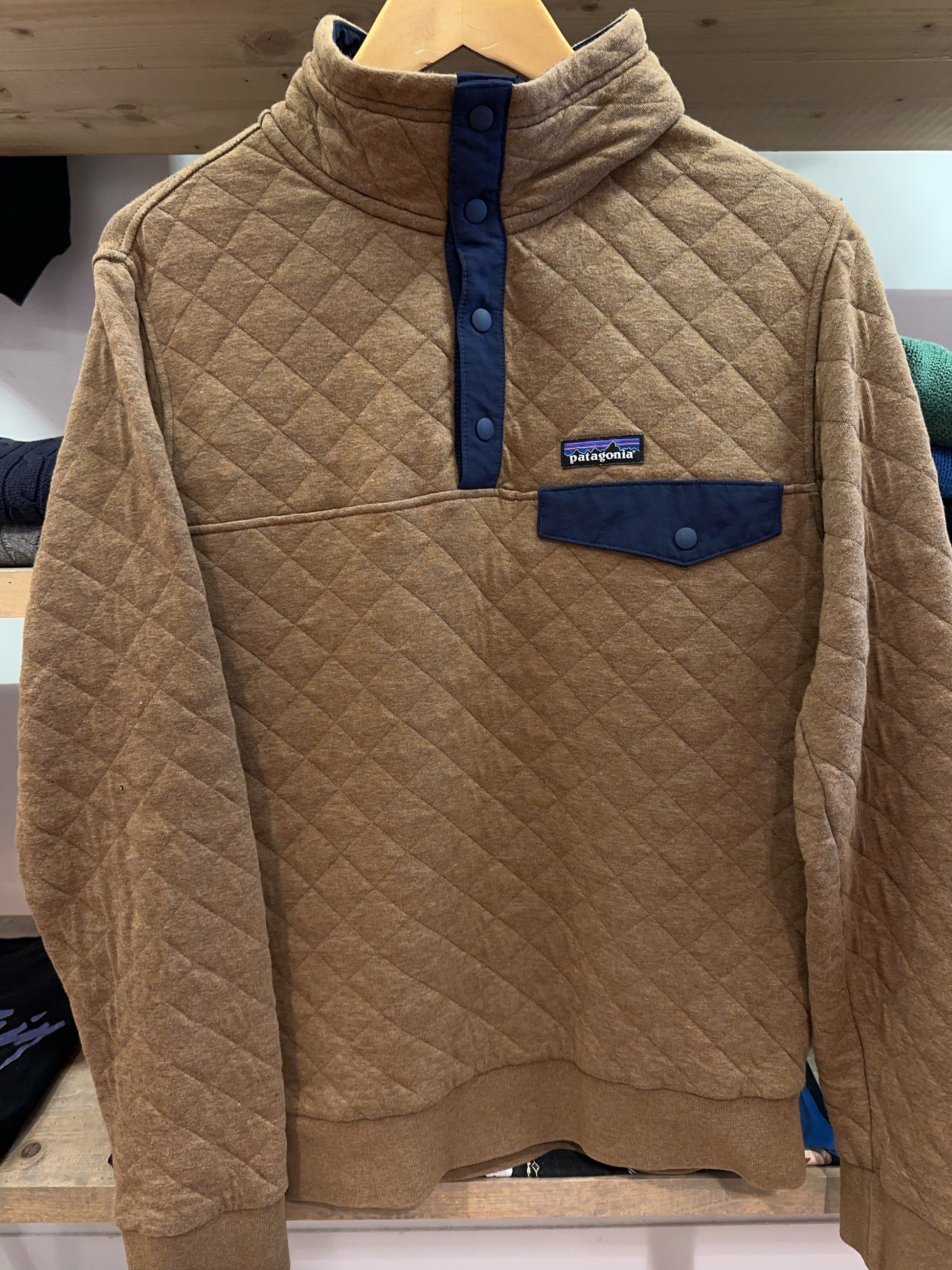 S - Vintage Patagonia Quilt Snap-T Fleece Quarterzip