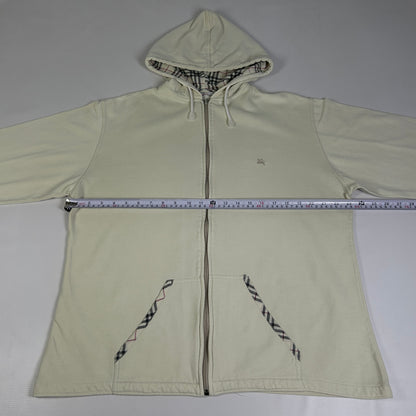 M - 1980's Burberry Full-zip Hoodie