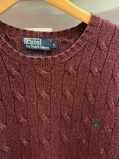 Ralph Lauren Cable Knit - L