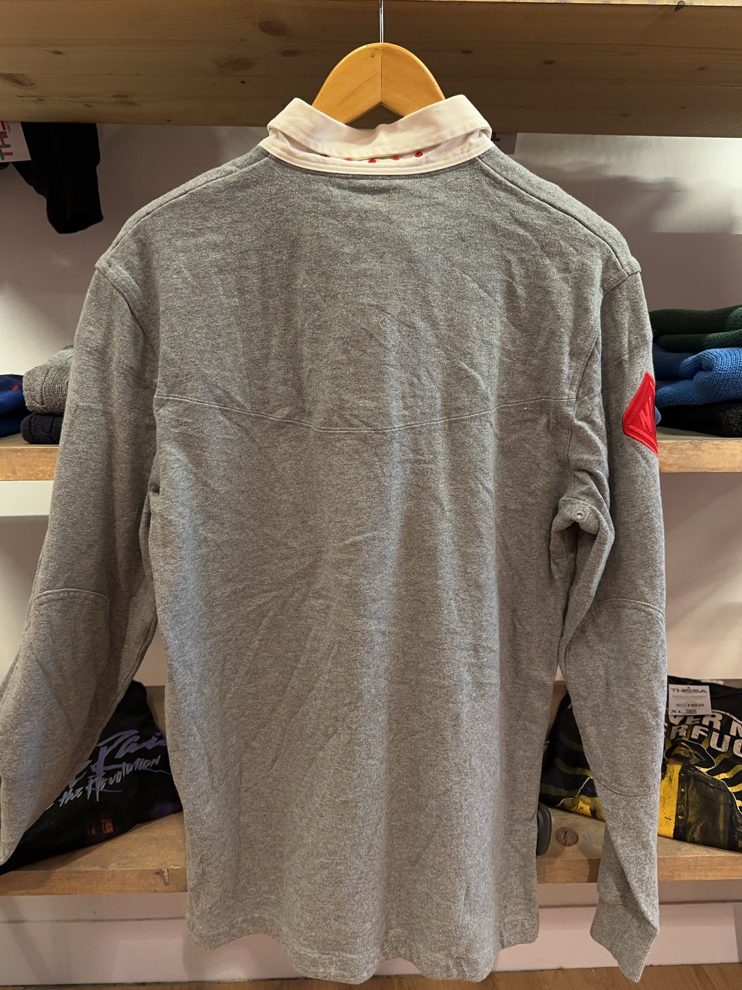 M - 2000's Nike New York Yankees "Empire State" long-sleeve rugby polo Sweatshirt