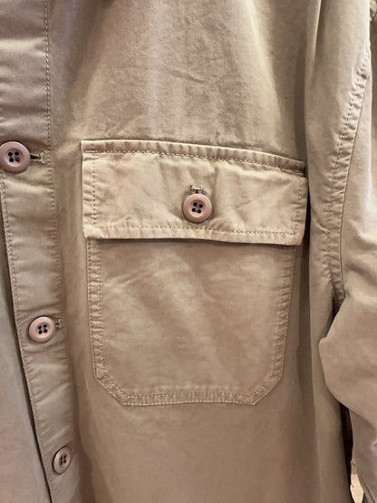 XL - Barbour International Beige Utility Overshirt Jacket