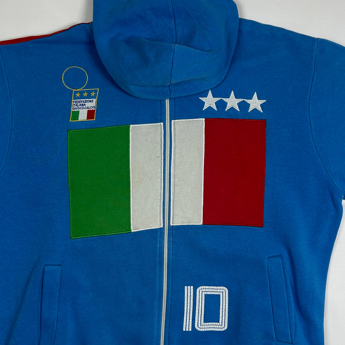 M - Vintage 1990's Italy National Team Zip Hoodie