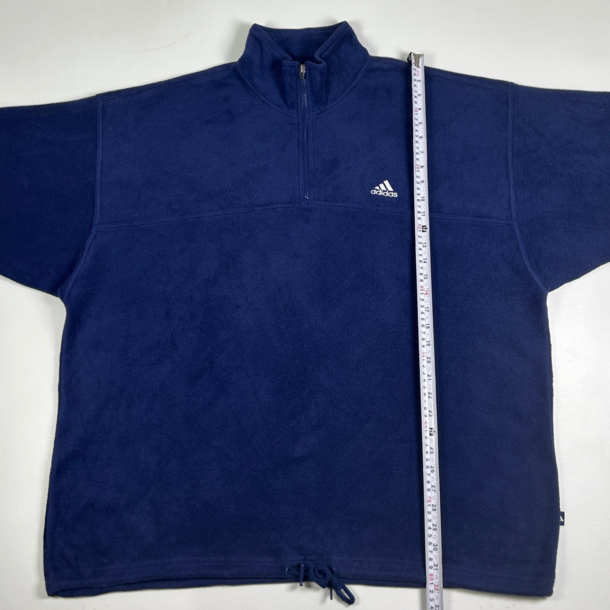 XXL - Vintage 1990's Adidas Fleece Quarterzip