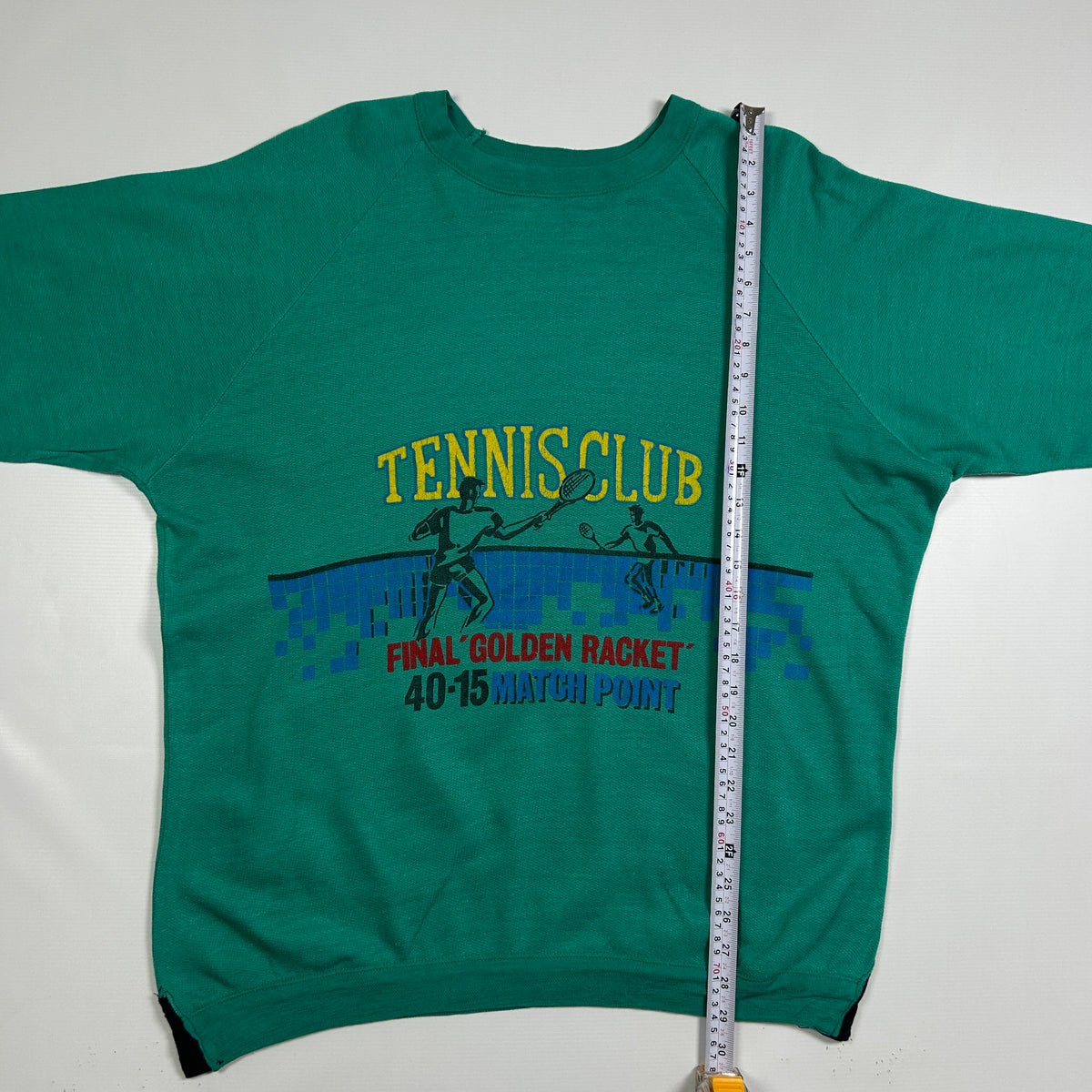 L - Vintage 1980's Tennis Club Graphic Sweatshirt