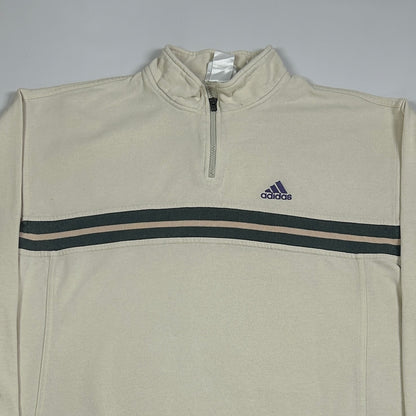 L - Vintage 1990's Adidas Quarterzip