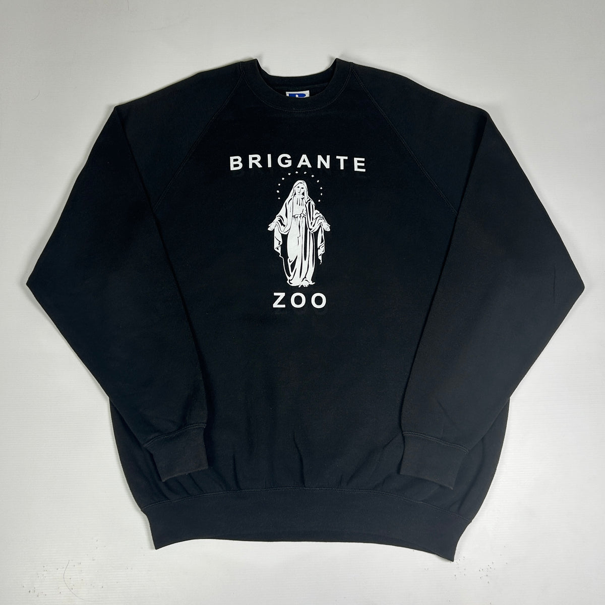 XL - Vintage 1990's Brigante Zoo Graphic Black Crewneck Sweatshirt