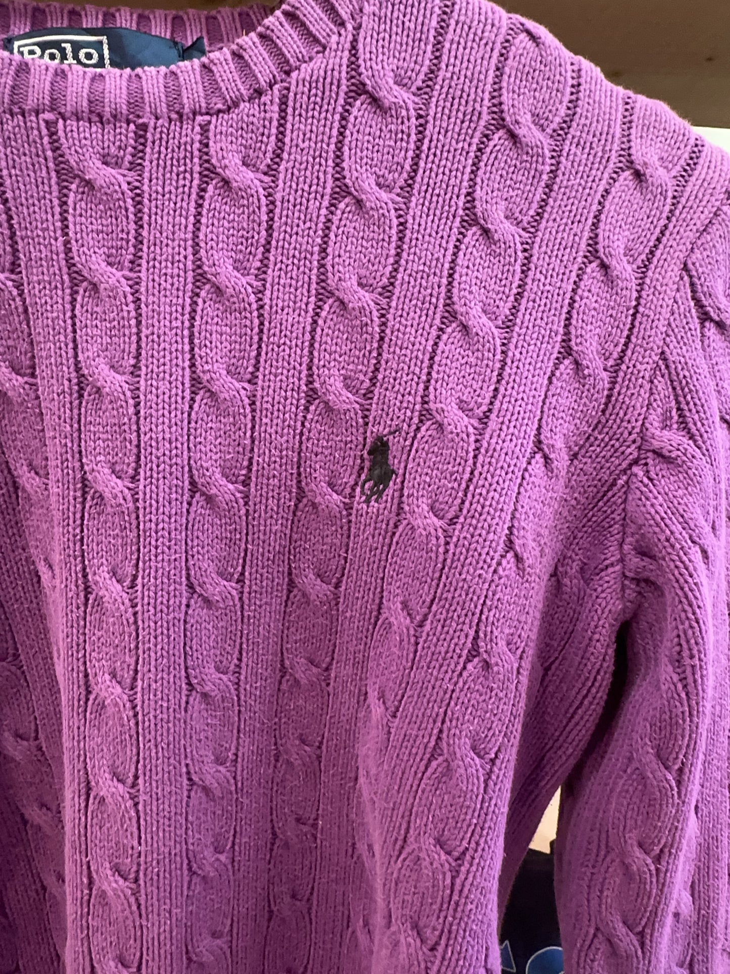 Ralph Lauren Cable Knit - S