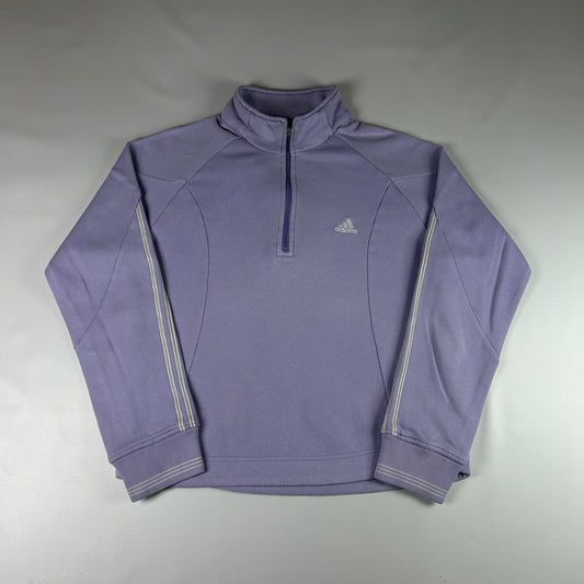 XS - Vintage 2000's Adidas Quarterzip