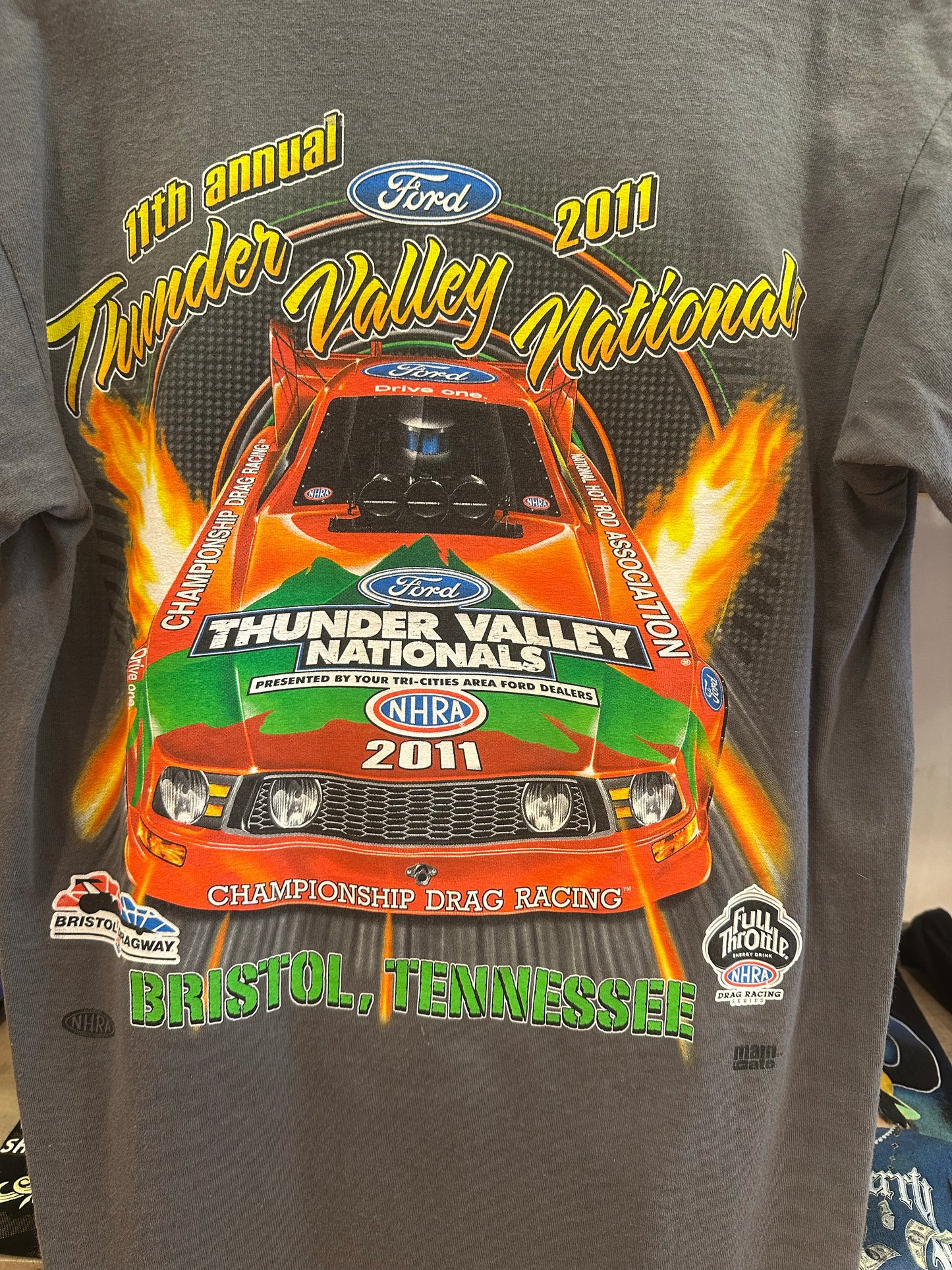 M - Thunder Valley Nationals 2011 NHRA Graphic T-Shirt