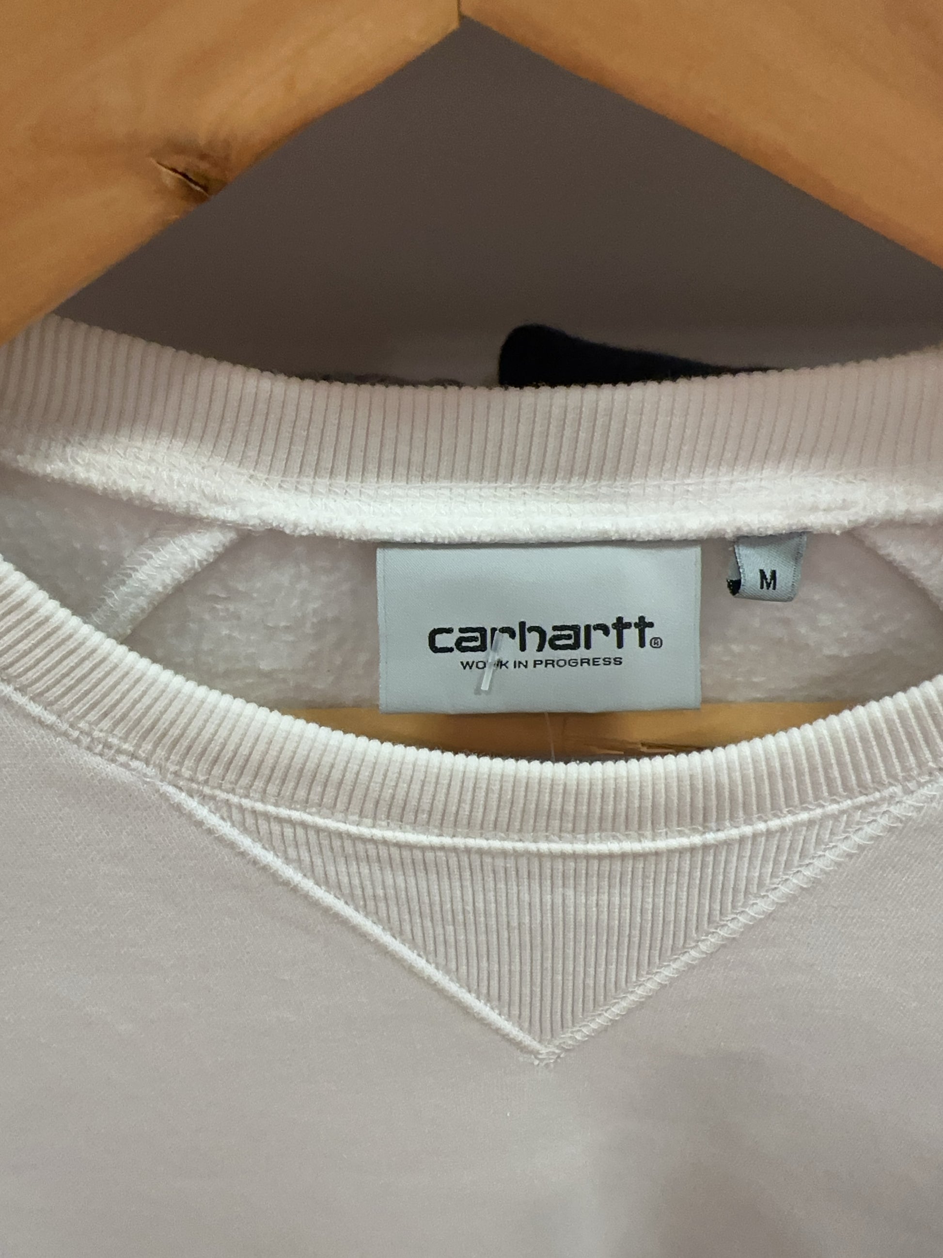 Carhartt WIP White Crewneck Sweatshirt - M