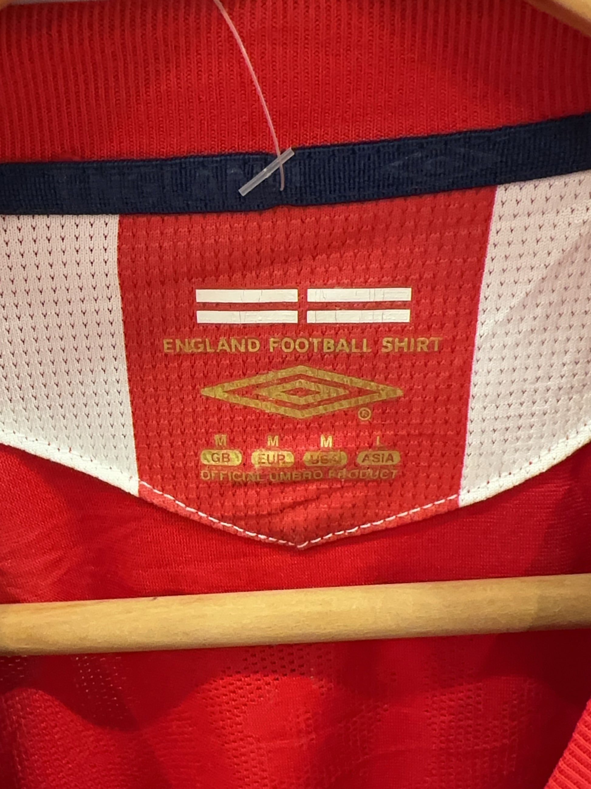 2006 - 2008 England National Football Team Umbro Away Football Shirt - M