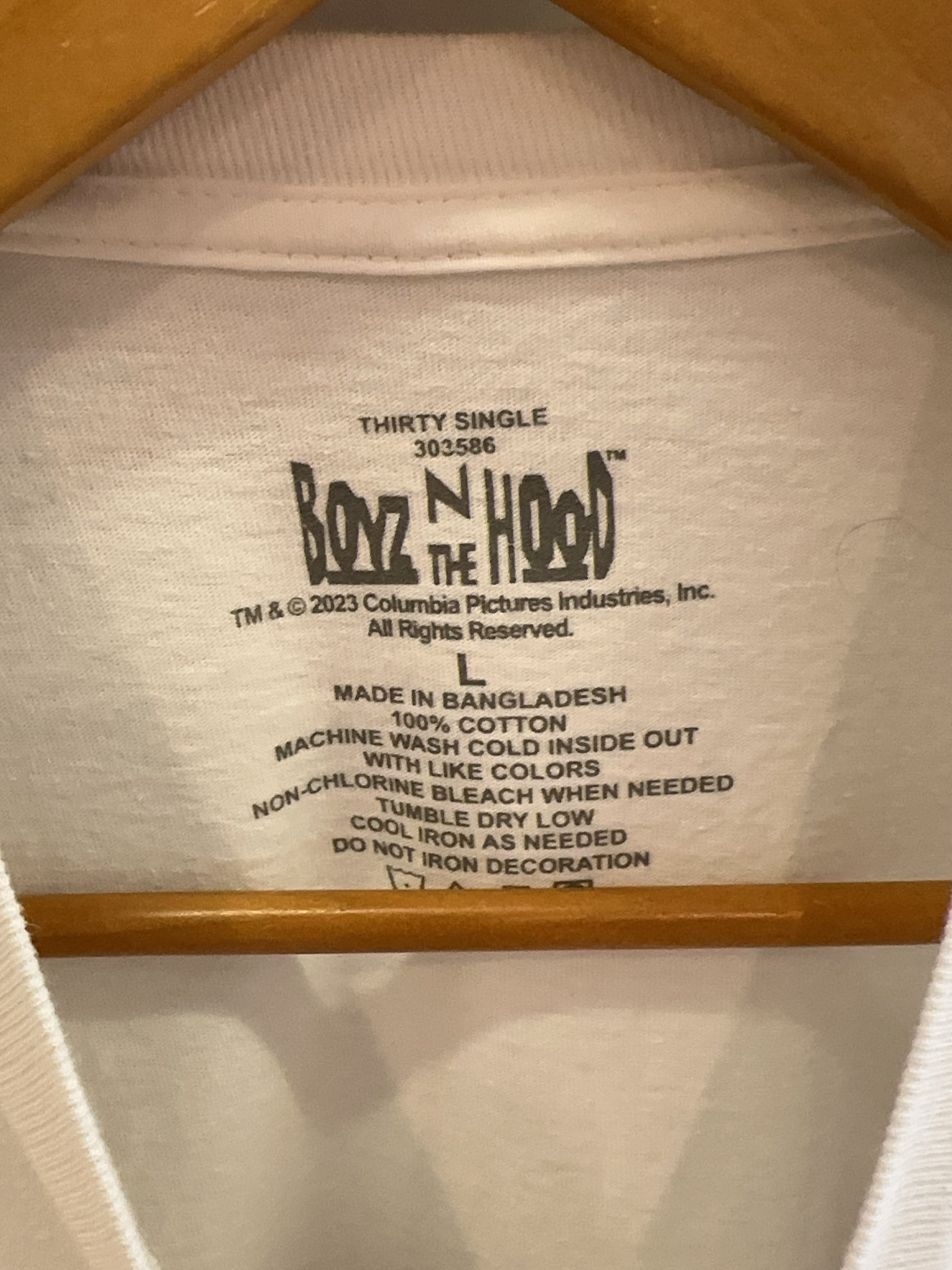 L - Boyz in The Hood Band T-shirt