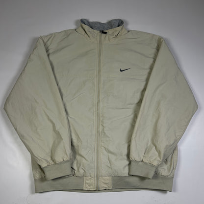 XXL - Vintage 1990's Nike Embroidered Vintage Fleece Lined Jacket