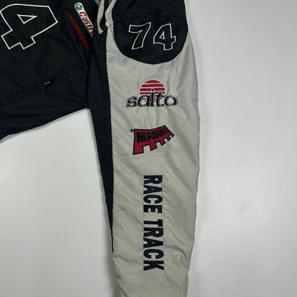 L - Vintage 1990's Fast Lane Racing Crew Jacket 74