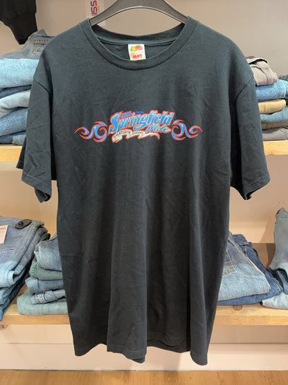 L - 2006 Springfield Mile Motorcycle Racing Graphic T-Shirt